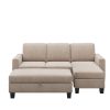 [New]81" Reversible Sectional Couch with Storage Chaise L-Shaped Sofa for Apartment Sectional Set ,Sectional Sofa with Ottoman