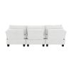 [VIDEO provided] [New] 92*63"Modern Teddy Velvet Sectional Sofa,Charging Ports on Each Side,L-shaped Couch with Storage Ottoman