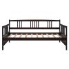 Modern Solid Wood Daybed, Multifunctional, Twin Size, Espresso (Previous SKU: WF191899AAP)