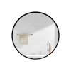 30x30 inch Black Metal Framed Wall mount Bathroom Medicine Cabinet with Mirror